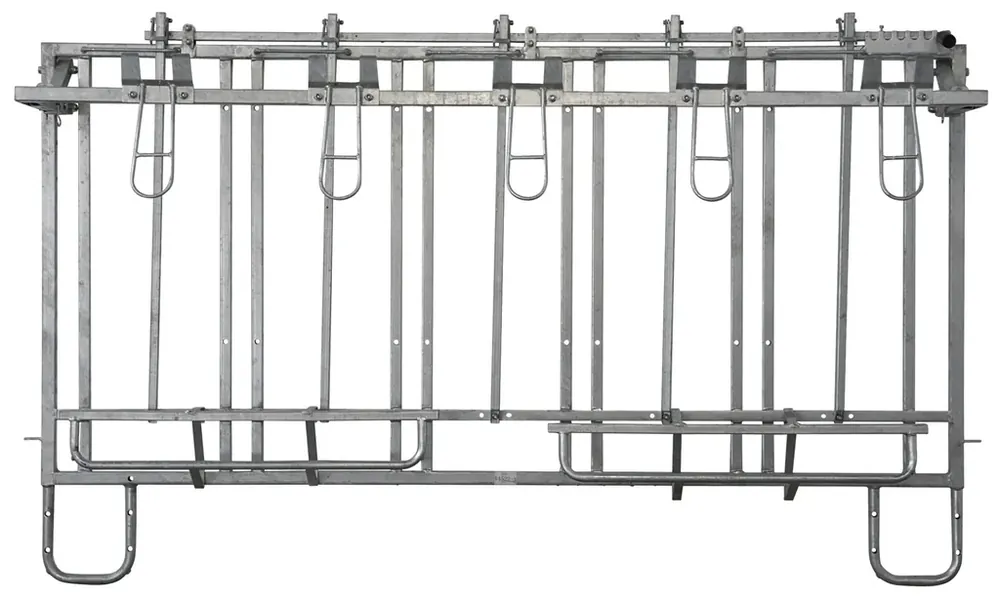 Fanggitter mit 5 Fressplätzen für modulare Zaunaufstallung Top-Angebot